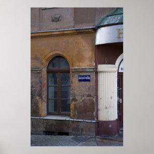 Fading Facade in Lobau, Duitsland Poster