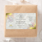 Fading Gold and Opal Face and Hair Serum Label (Insitu)