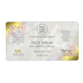 Fading Gold and Opal Face and Hair Serum Label (Voorkant)
