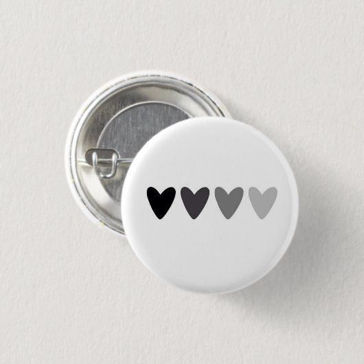 Fading Hearts Button (Voorkant /achterkant)