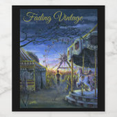 Fading Wijn Etiket (Enkel label)