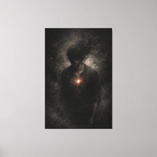 Fading Within – Silent Resistance Canvas Print (Voorkant)