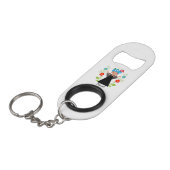 Fado-vrouwzanger met Portugese caravel-schepen Mini Flessenopener (Voorkant Gekanteld)