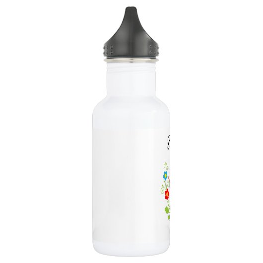 Fado-vrouwzanger met Portugese caravel-schepen Waterfles (Links)