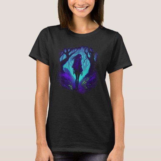 Fae Fey Gothic Emo Goblincore Esthetische Dark For T-shirt (Voorkant)
