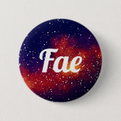 Fae Galaxy Identity Ronde Button 5,7 Cm (Voorkant)