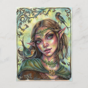 Fae Messengers Briefkaart Elf Fantasy
