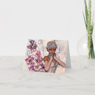Fae Roos Art Notecard Kaart
