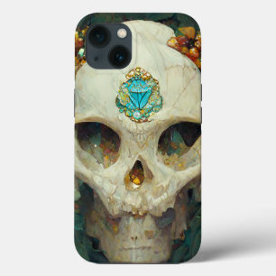 Fae Skull Fantasy iPhone 13 Hoesje