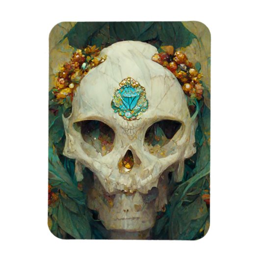 Fae Skull Fantasy Magneet (Verticaal)