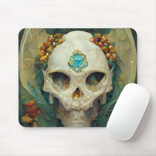 Fae Skull Fantasy Muismat (Met muis)