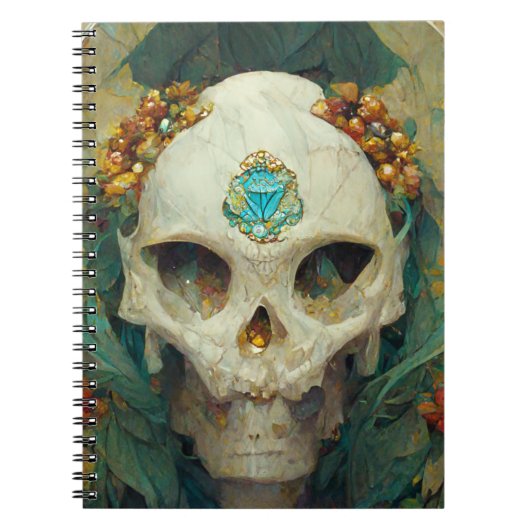Fae Skull Fantasy Notitieboek (Voorkant)