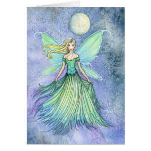 Fae vert et carte de la lune blanche
