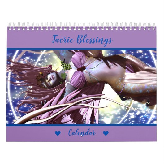 Faerie Blessings Fantasy Calendar Kalender (Hoes)