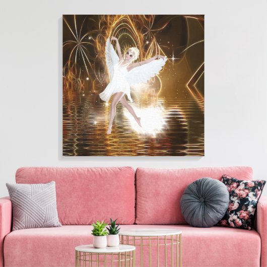 Faerie Dancer Wrapped Canvas (Insitu (Woonkamer))