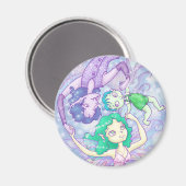 Faerie familie magneet (Voorkant / Achterkant)