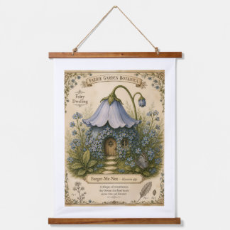 Faerie Garden Botanica Vergeet-mij-nietje Hangend Wandkleed