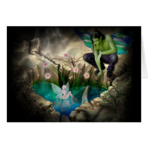 Faerie in Elven Pond Vignette