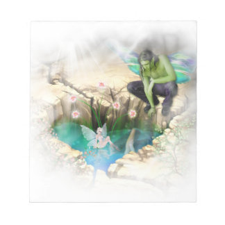 Faerie in Elven Pond Vignette Notitieblok