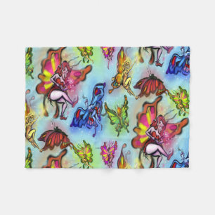 Faeries Fleece Blanket Deken