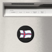 Faeröer Flag Magnet Magneet (Insitu (Vaatwasser))