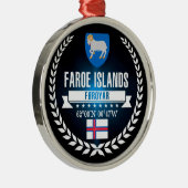 Faeröer Metalen Ornament (Rechts)