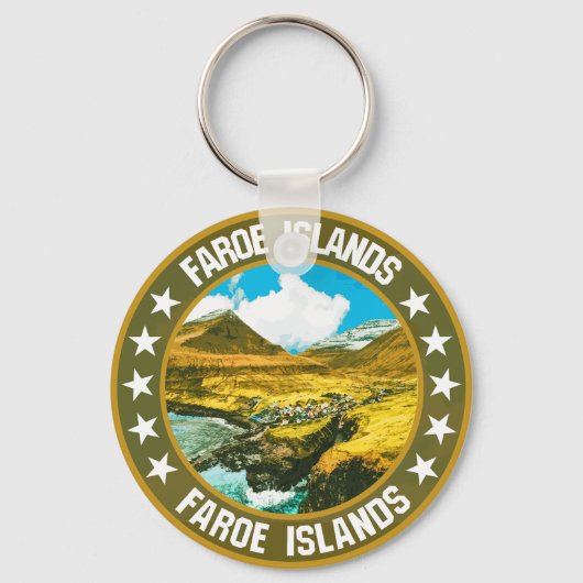 Faeröer Sleutelhanger (Voorkant)