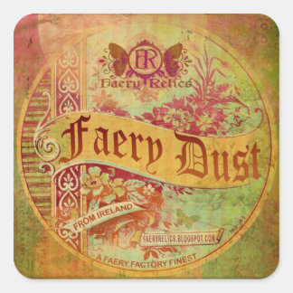 Faery Dust Vierkante Sticker