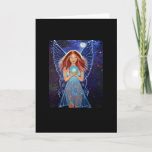 Faery mystique d'arc-en-ciel - carte de voeux