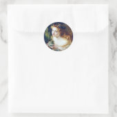 faery pixie magisch sprookje fantasy  meisje ronde sticker (Tas)