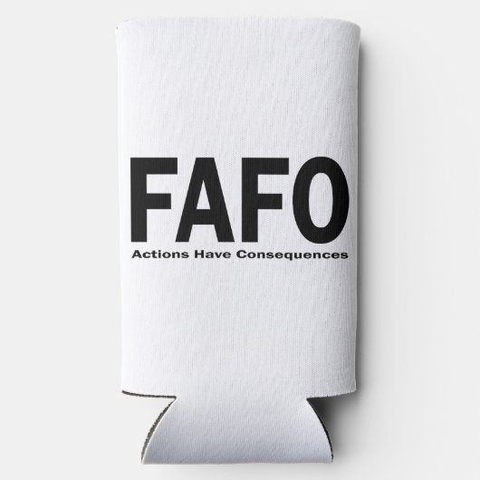 FAFO Acties Hebben Gevolgen (Achterkant)