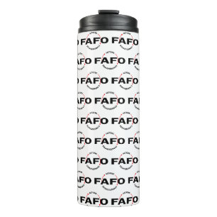 FAFO Acties Hebben Gevolgen Thermosbeker