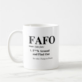 FAFO-definitie Koffiemok