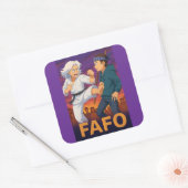 FAFO Fearless Older Woman–Bold Kick Sticker (Enveloppe)