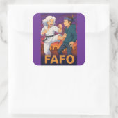 FAFO Fearless Older Woman–Bold Kick Sticker (Sac)