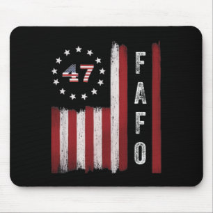 Fafo Flag Trump Grappig Muismat