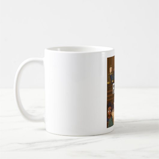 FAFO – Judgment Day Has Come - mug (Gauche)