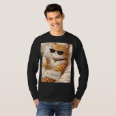 FAFO – So Unbothered Cat T-Shirt (Devant entier)