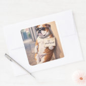 FAFO — Unbothered Bulldog Sticker (Enveloppe)