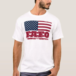 FAFO VS vlag 4 juli Onafhankelijkheidsdag T-shirt