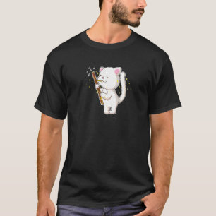 Fagottist Muziekorchester Kat Speelt Fagot T-shirt
