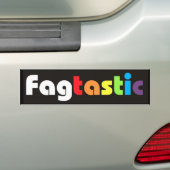 Fagtastische Bumpersticker (Banner) (Op auto)