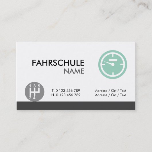 fahrschule visitekaartje (Voorkant)