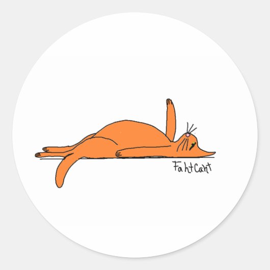 FahtCaht Originele sticker (Voorkant)