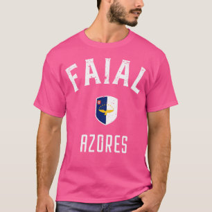 Faial Azoren Vlag T-shirt