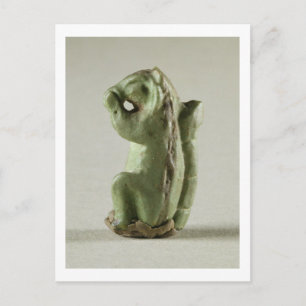 Faience squirrel, Harappa, 2300-1750 BC Briefkaart