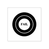 FAIL Custom Text Quality Control Auditing Red Ink Rubberstempel (Afrduk)