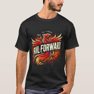 Fail forward succes ZWART T-shirt