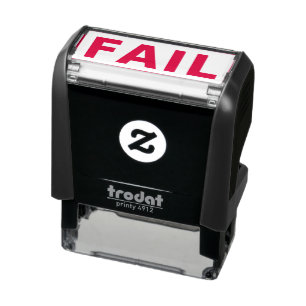 FAIL Funny Meme Sarcastic Office Humor Zelfinktende Stempel