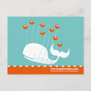 Fail Whale Post Kaart